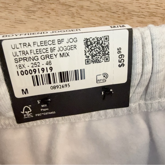 NWT 100091919 Garage ultra fleece bf jogger spring grey mix M - Picture 2 of 7